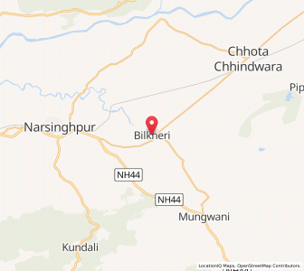 Map of Bilkheri, Madhya Pradesh