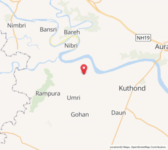 Map of Bilohan, Uttar Pradesh