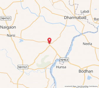 Map of Biloli, Maharashtra