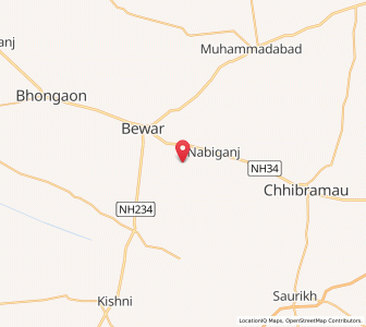 Map of Bilpur Husainpur, Uttar Pradesh