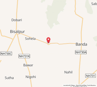 Map of Bilsanda, Uttar Pradesh