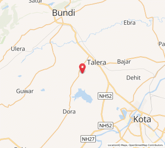 Map of Biluba, Rajasthan