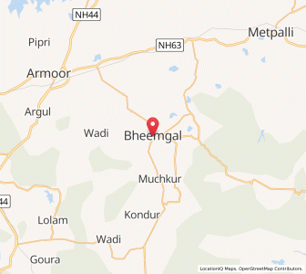 Map of Bimgal, Andhra Pradesh