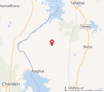Map of Binaika Muafi, Uttar Pradesh