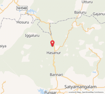 Map of Binakanahalli, Tamil Nadu