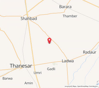 Map of Binat, Haryana