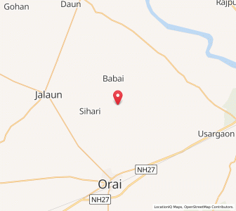 Map of Binaura, Uttar Pradesh