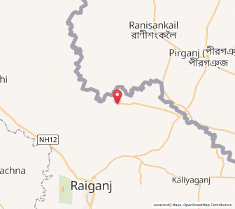 Map of Bindola, West Bengal