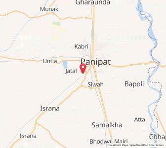 Map of Binjhaul, Haryana