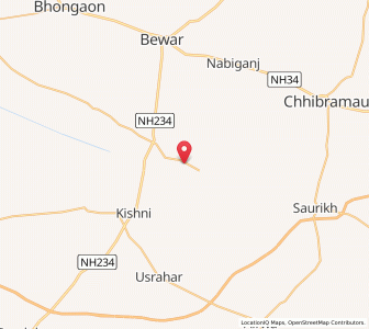 Map of Binsarmau, Uttar Pradesh