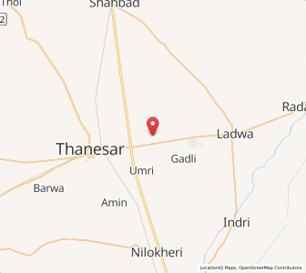 Map of Bir Mathana, Haryana