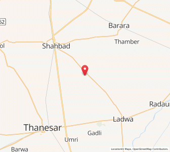 Map of Bir Sujra, Haryana