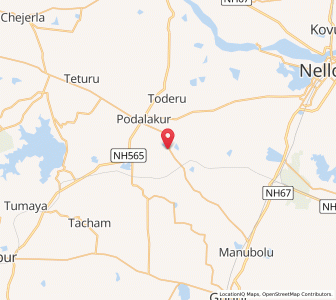 Map of Biradavolu, Andhra Pradesh