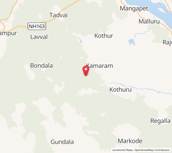 Map of Biralli, Andhra Pradesh