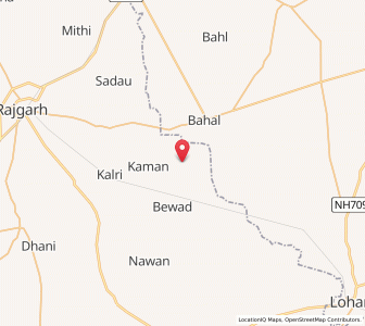 Map of Biran, Rajasthan