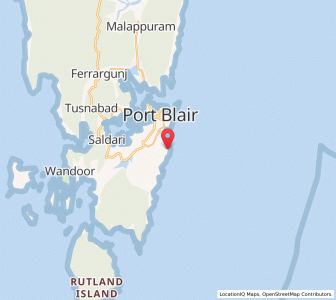 Map of Birchganj, Andaman and Nicobar Islands
