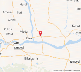 Map of Birra, Chhattisgarh
