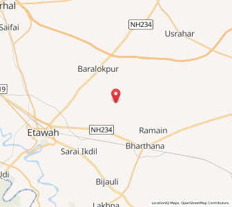 Map of Birsinghpura, Uttar Pradesh