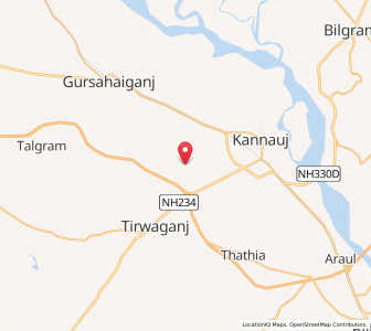 Map of Bisandhua, Uttar Pradesh
