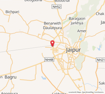 Map of Bisanhala, Rajasthan