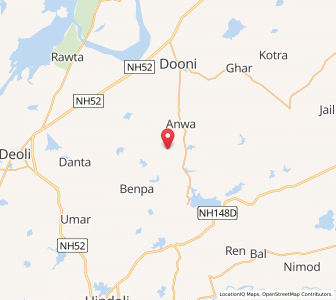Map of Bisanpura, Rajasthan