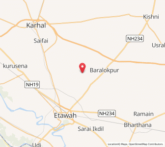Map of Bishanpur Lohrai, Uttar Pradesh