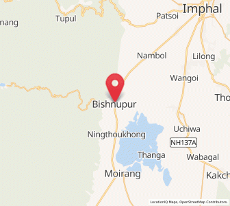 Map of Bishnupur, West Bengal