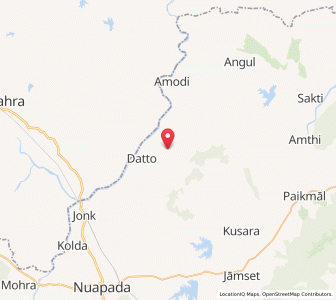 Map of Bisora, Chhattisgarh