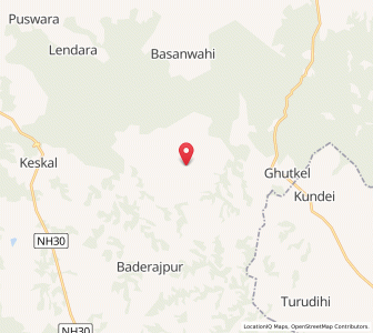 Map of Bisrampuri, Chhattisgarh