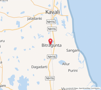 Map of Bitragunta, Andhra Pradesh