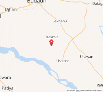 Map of Blria Danda, Uttar Pradesh