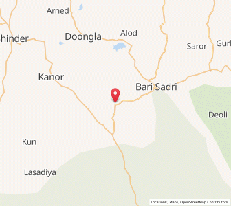 Map of Boara, Rajasthan