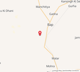 Map of Bodhaura, Rajasthan