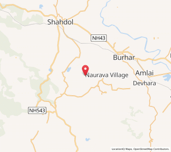 Map of Bodri, Madhya Pradesh