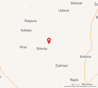 Map of Boghera, Rajasthan