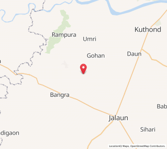 Map of Bohra, Uttar Pradesh