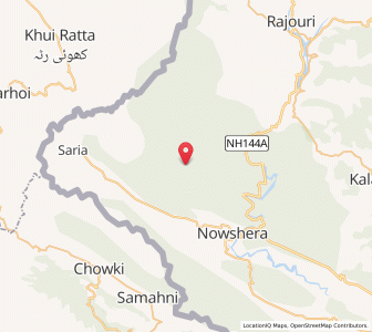 Map of Bohta, Kashmir