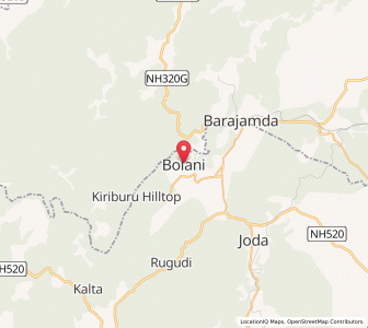 Map of Bolanikhodan, Odisha