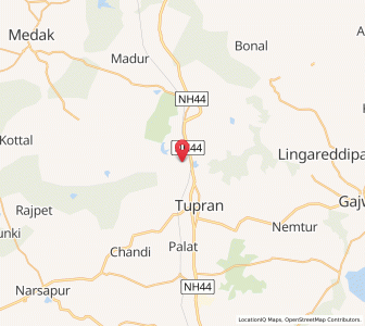 Map of Bomaram, Andhra Pradesh