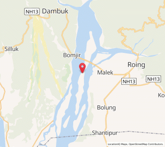 Map of Bomjur, Arunachal Pradesh
