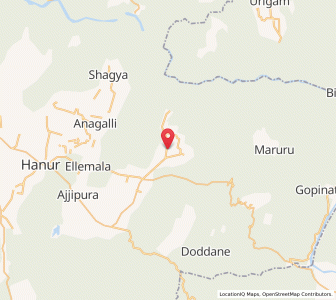 Map of Bommasamudram, Karnataka