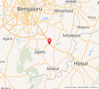 Map of Bommasandra Industrial Area, Karnataka