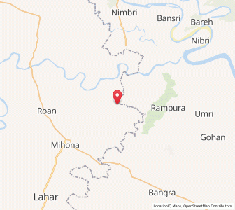 Map of Bonapura, Madhya Pradesh