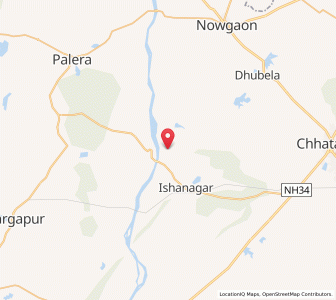 Map of Bonda, Madhya Pradesh