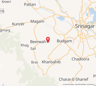 Map of Bopat, Kashmir