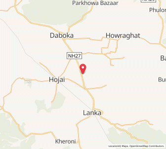 Map of Borboha, Assam