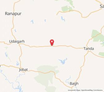 Map of Bori, Madhya Pradesh