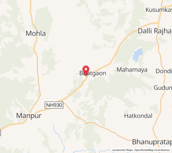 Map of Boria Tibhu, Chhattisgarh