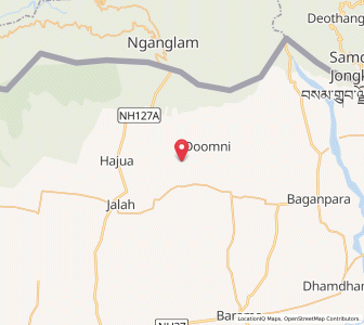 Map of Boriagaon, Assam