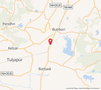 Map of Borkhedi, Maharashtra